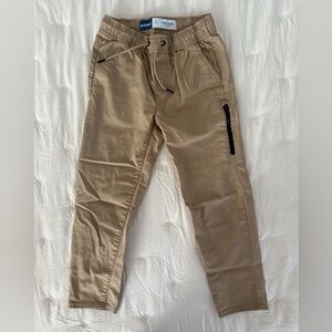 Old Navy Tan Tapered Tech Pants for Boys